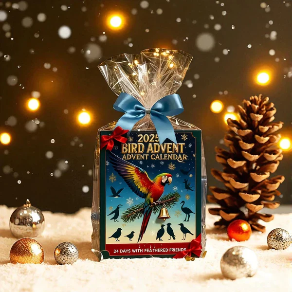 Feathered Friends Birds Ornament Advent Calendar, Advent Ornaments, Christmas Countdow Calendar