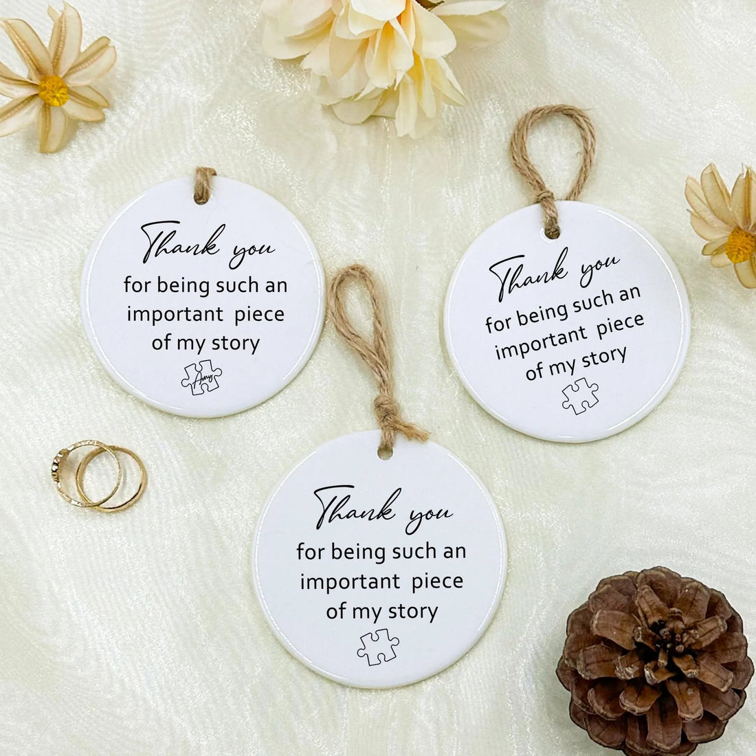 Thank You Gift, Thank You for Being Such an Important Piece of My Story, Farewell Present for Mentor, Appreciation Gift, Best Friend Gifts