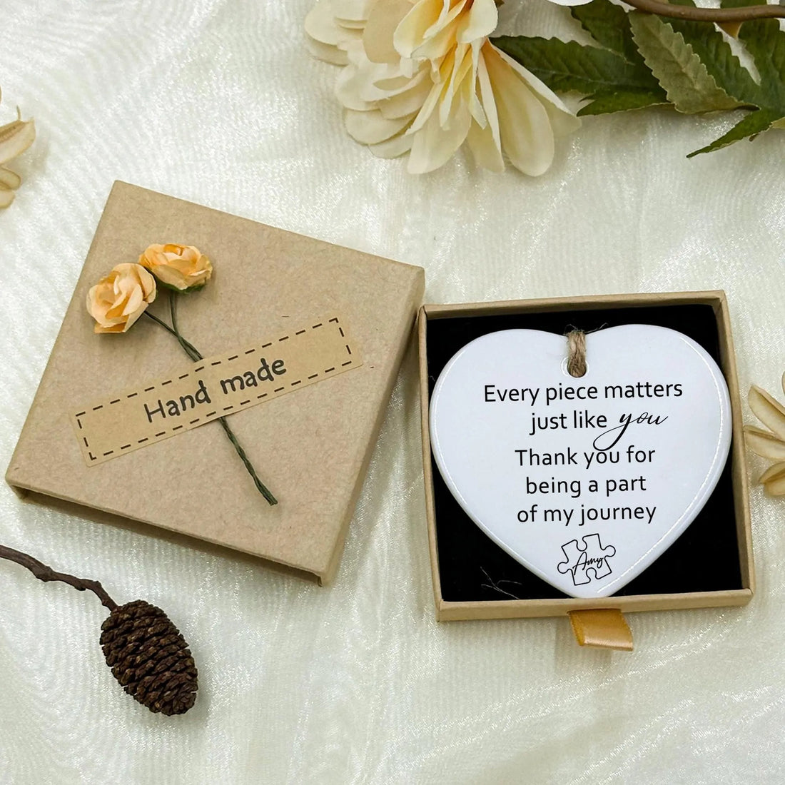 Personalized Appreciation Gift, Thank You Gift, Thank You for Being a Part of My Journey, Gift for Coworker, Teacher Gift, Graduation Gift