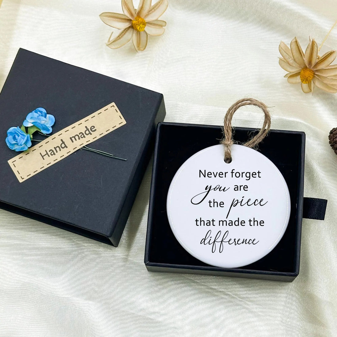 Personalized Thank You Gift, Never Forget You Are the Piece That Made the Difference, Coworker Gift, Appreciation Gift, Teacher Gift, Friend