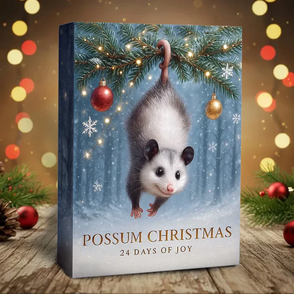 Possum Christmas Ornament Advent Calendar, 2025 Advent Calendar, Christmas Countdow Calendar