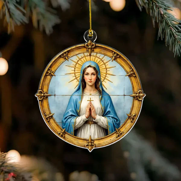 Mother Mary Ornament Advent Calendar, 2025 Advent Calendar, Christmas Countdow Calendar