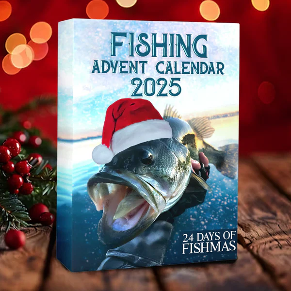 Fishing Tools Ornament Advent Calendar, 2025 Advent Calendar, Christmas Countdow Calendar